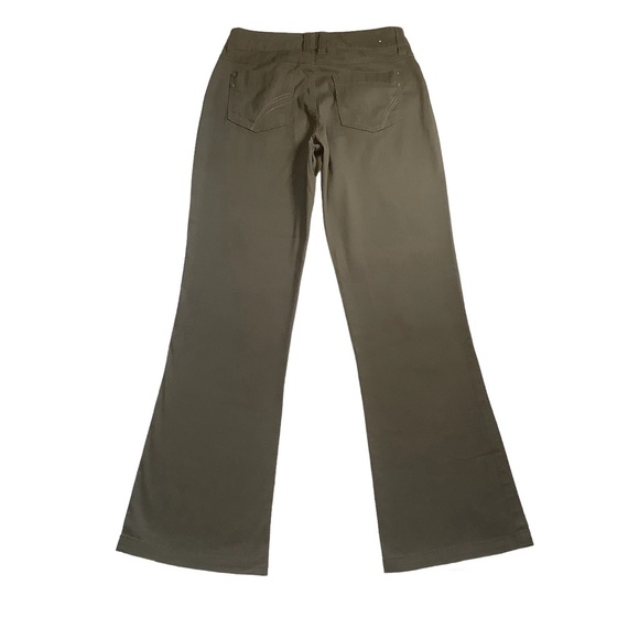 LADY HATHAWAY WOMENS BOOTCUT OLIVE GREEN JEANS/ Size 6 - Picture 3 of 10